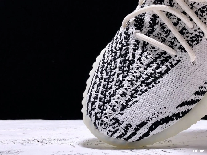CP9654 350 White Adidas Zebra V2 Boost Black Yeezy 0806